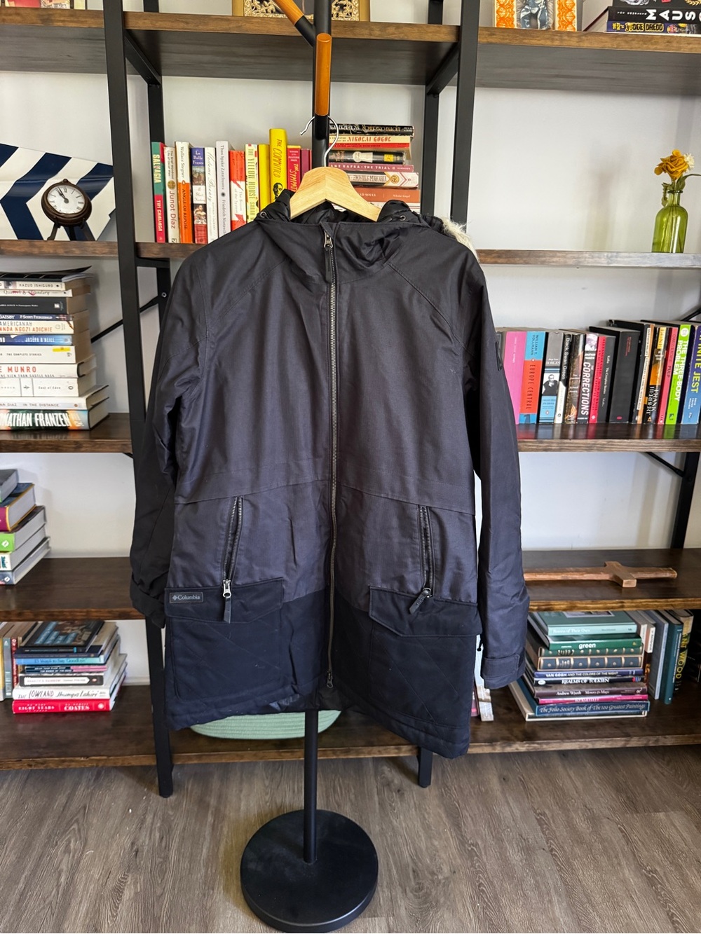 Columbia • Black Hooded Parka Jacket